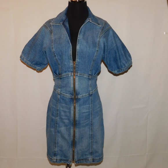 Ramy Brook New York Lily Denim Mini Dress -SOLD - Picture 3 of 15